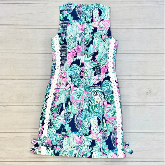 Lilly Pulitzer Mila Stretch Shift Looking Sharp Multi Color Dress NWT SZ 00 $178 - Picture 7 of 12